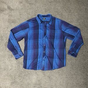 Billabong Shirt Button Up Plaid Flannel